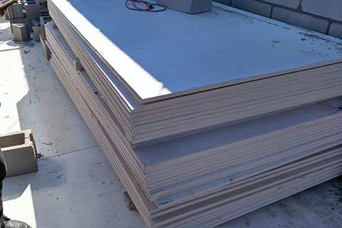 Class A fire-rated and load-bearing equal to cement board and poured concrete.